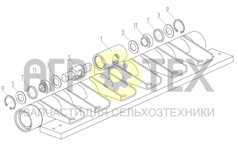 Чертеж Рычаг (РСМ-100.06.00.610)